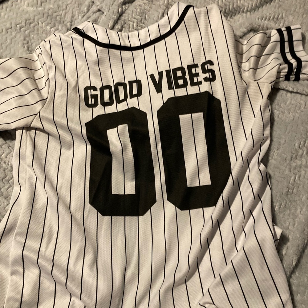 Button down “Good vibes” sleepwear W (L)